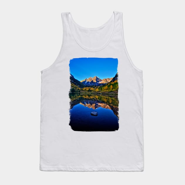 Maroon Bells Tank Top by SandroAbate